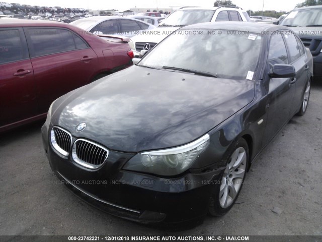 WBANW1C55AC165752 - 2010 BMW 535 I BLACK photo 2