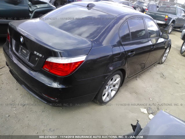 WBANW1C55AC165752 - 2010 BMW 535 I BLACK photo 4