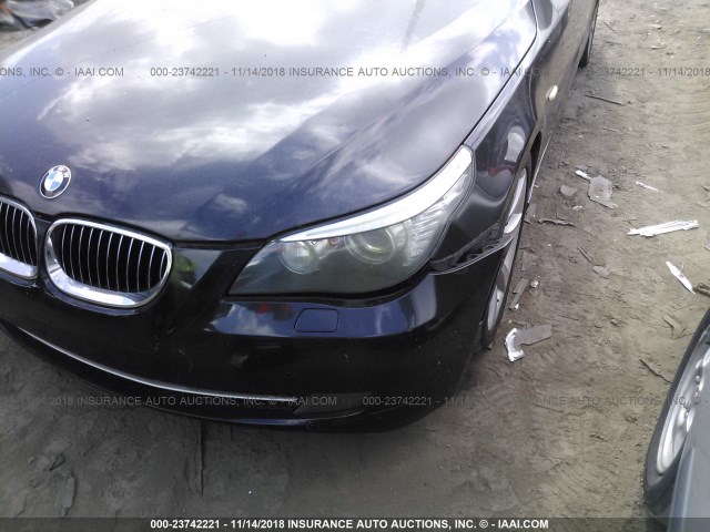 WBANW1C55AC165752 - 2010 BMW 535 I BLACK photo 6