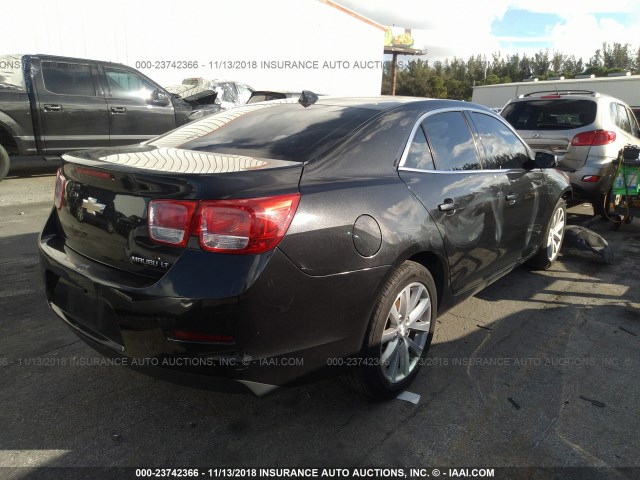 1G11E5SL3EF161000 - 2014 CHEVROLET MALIBU 2LT BLACK photo 4