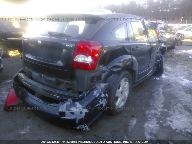 1B3HB48B48D505913 - 2008 DODGE CALIBER SXT BLACK photo 4