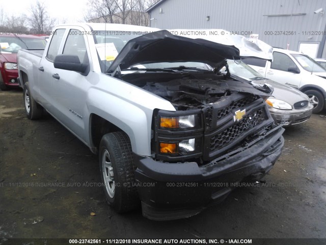 1GCRCPEHXEZ383549 - 2014 CHEVROLET SILVERADO C1500 SILVER photo 1