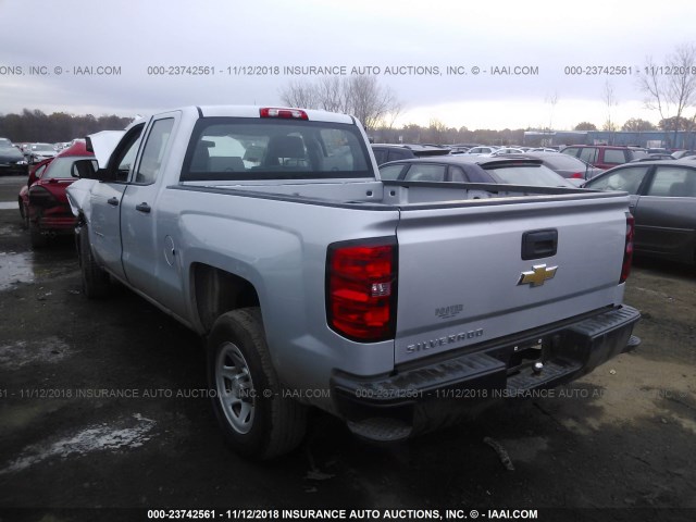 1GCRCPEHXEZ383549 - 2014 CHEVROLET SILVERADO C1500 SILVER photo 3