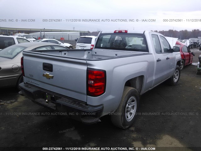 1GCRCPEHXEZ383549 - 2014 CHEVROLET SILVERADO C1500 SILVER photo 4