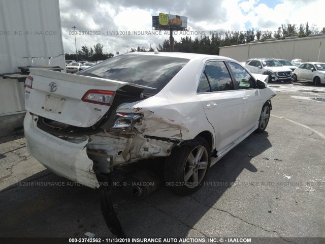 4T1BF1FK3DU222094 - 2013 TOYOTA CAMRY L/SE/LE/XLE თეთრი ფოტო 4
