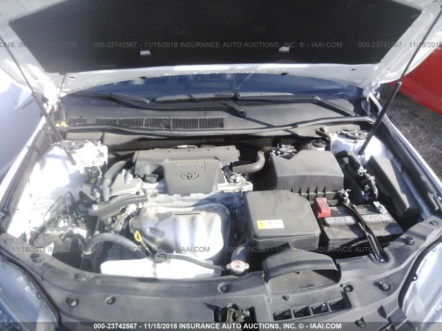 4T1BF1FK0HU442315 - 2017 TOYOTA CAMRY LE/XLE/SE/XSE WHITE photo 10