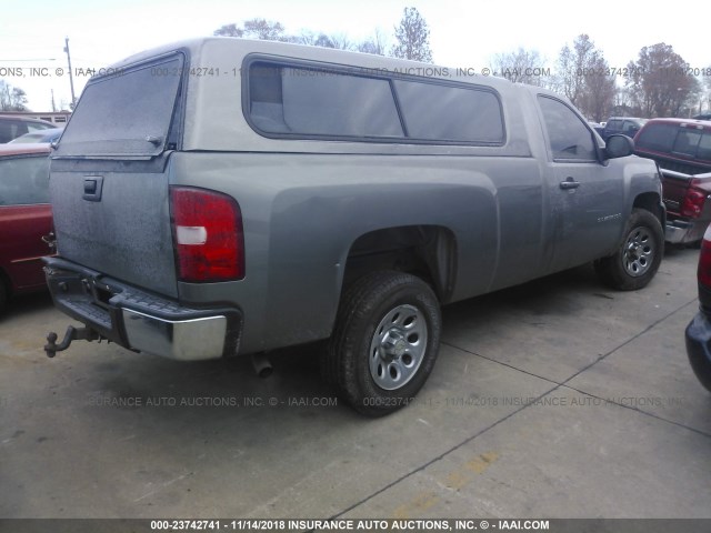 1GCEC14CX7Z553767 - 2007 CHEVROLET SILVERADO C1500 TAN photo 4