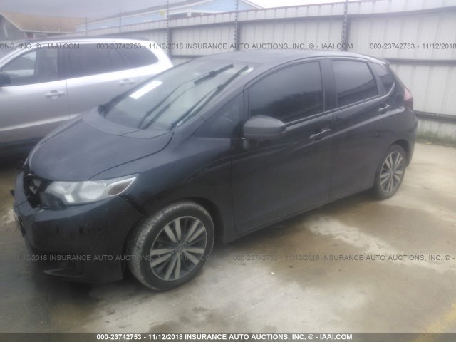 3HGGK5H82FM757473 - 2015 HONDA FIT EX/EXL BLACK photo 2