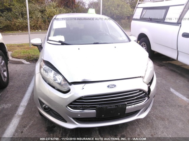 3FADP4EJ2EM179321 - 2014 FORD FIESTA SE SILVER photo 6