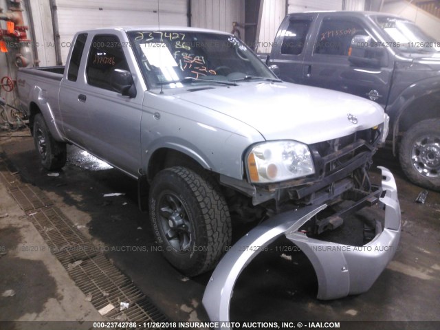 1N6ED26YX4C482707 - 2004 NISSAN FRONTIER KING CAB XE V6 SILVER photo 1