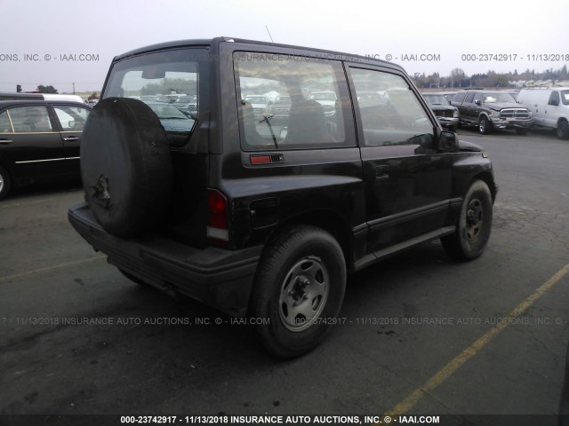 2CNBJ1869R6915191 - 1994 GEO TRACKER BLACK photo 4