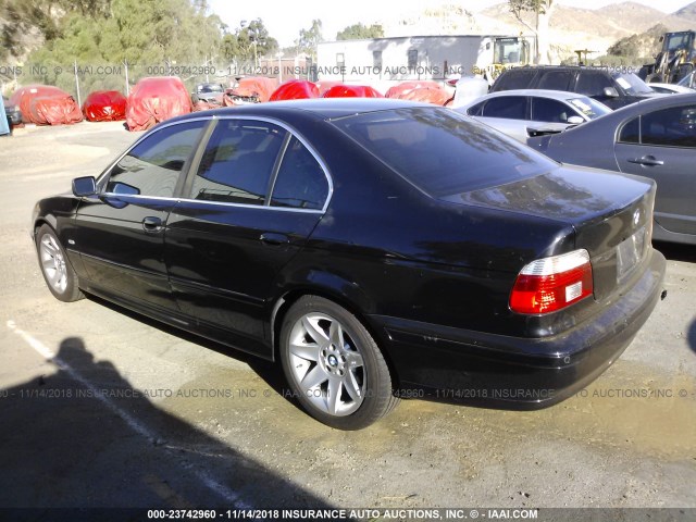 WBADT43442GY97717 - 2002 BMW 525 I AUTOMATIC BLACK photo 3
