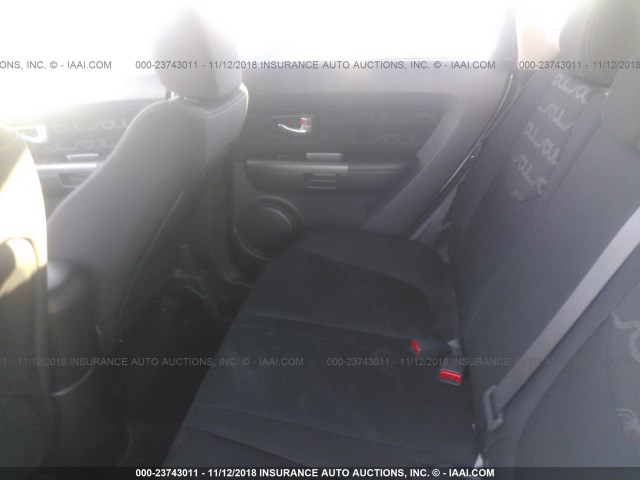 KNDJT2A60D7754409 - 2013 KIA SOUL +/!/SPORT SILVER photo 8