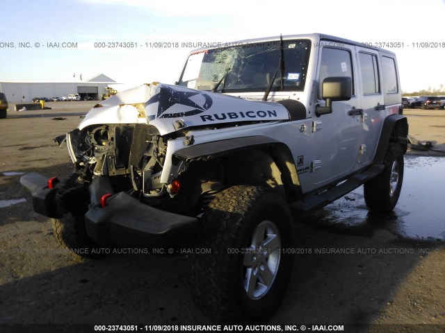 1J4GA59107L122090 - 2007 JEEP WRANGLER SAHARA SILVER photo 2