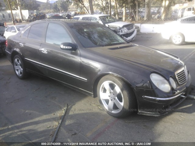 WDBUF70JX4A563458 - 2004 MERCEDES-BENZ E 500 BLACK photo 1