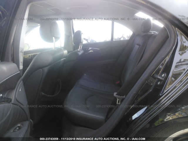 WDBUF70JX4A563458 - 2004 MERCEDES-BENZ E 500 BLACK photo 8