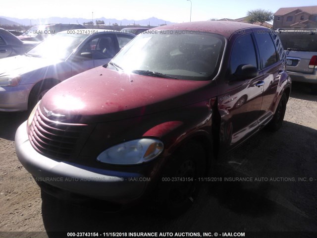 3C4FY48B32T284701 - 2002 CHRYSLER PT CRUISER CLASSIC 栗色 照片 2