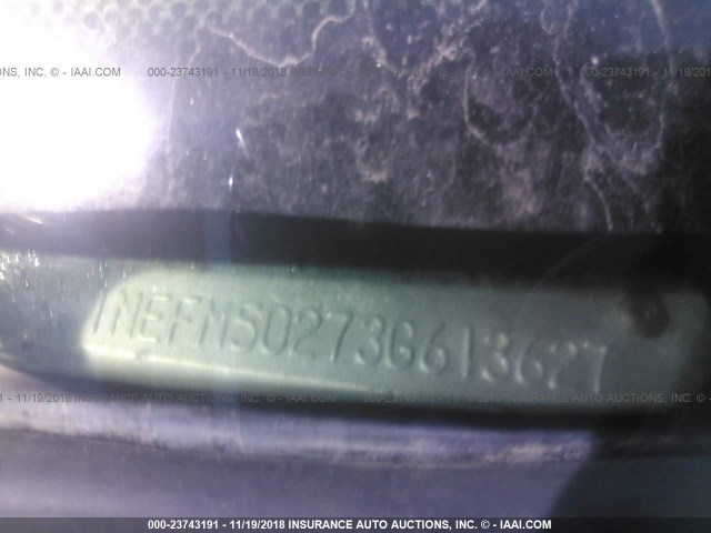 1MEFM50273G613627 - 2003 MERCURY SABLE GS SILVER photo 9