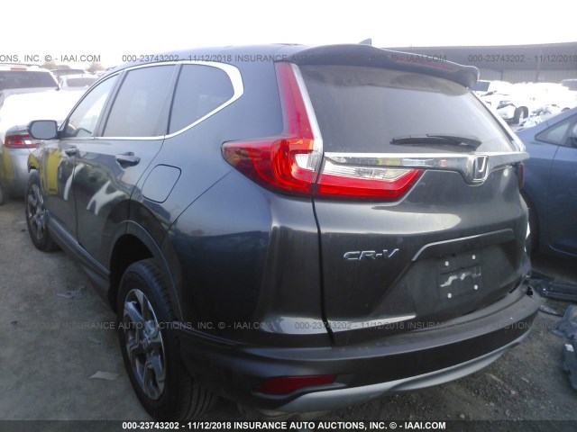 7FARW1H81HE041471 - 2017 HONDA CR-V EXL GRAY photo 3