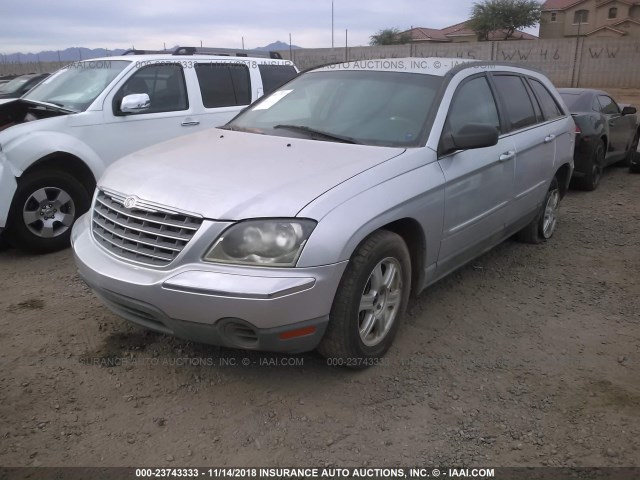 2C4GM68455R667737 - 2005 CHRYSLER PACIFICA TOURING SILVER photo 2