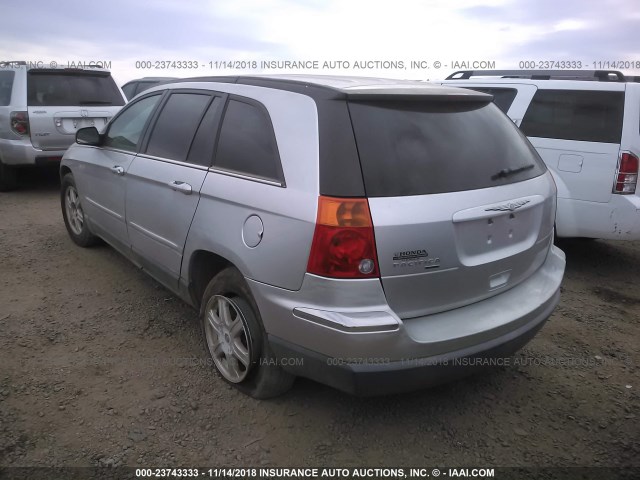 2C4GM68455R667737 - 2005 CHRYSLER PACIFICA TOURING SILVER photo 3