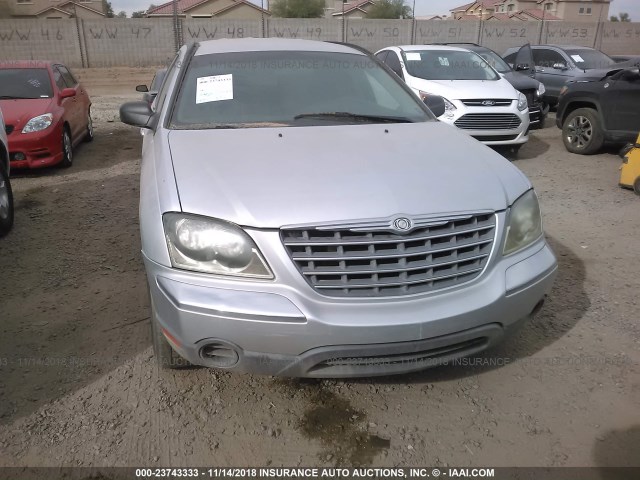 2C4GM68455R667737 - 2005 CHRYSLER PACIFICA TOURING SILVER photo 6