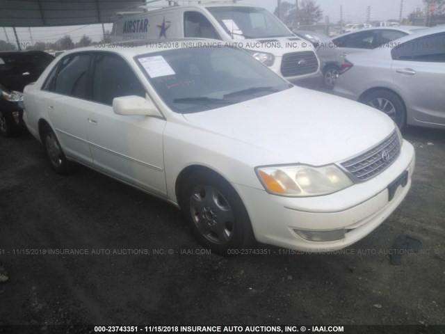 4T1BF28B83U312407 - 2003 TOYOTA AVALON XL/XLS WHITE photo 1