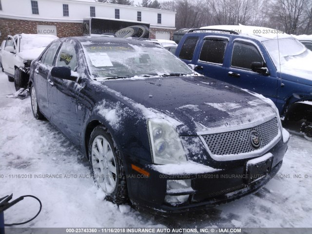 1G6DC67A060219952 - 2006 CADILLAC STS Dark Blue photo 1