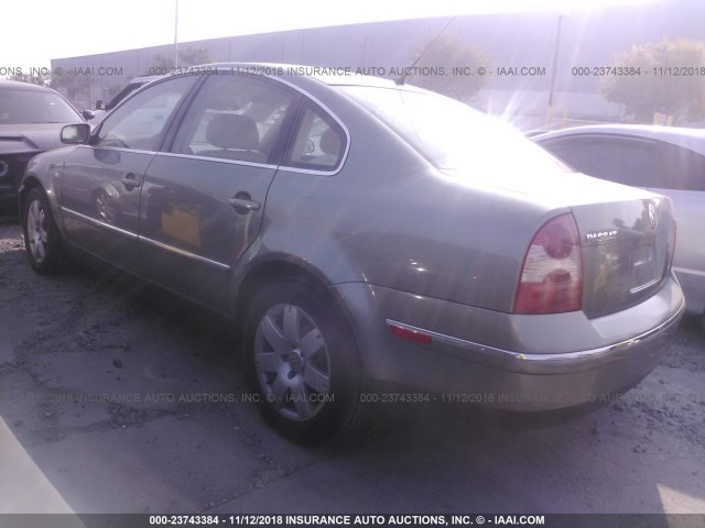 WVWRH63B53P200464 - 2003 VOLKSWAGEN PASSAT GLX 绿色 照片 3