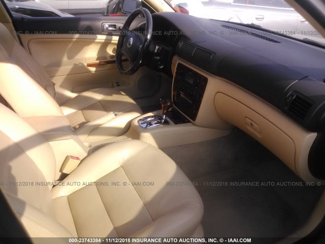 WVWRH63B53P200464 - 2003 VOLKSWAGEN PASSAT GLX 绿色 照片 5