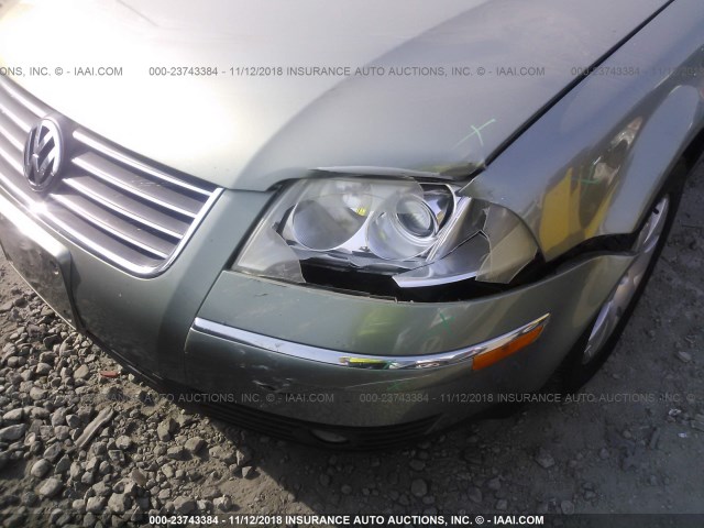 WVWRH63B53P200464 - 2003 VOLKSWAGEN PASSAT GLX 绿色 照片 6