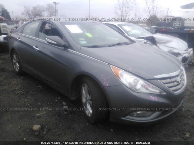 5NPEC4AC7BH086376 - 2011 HYUNDAI SONATA SE/LIMITED GRAY photo 1