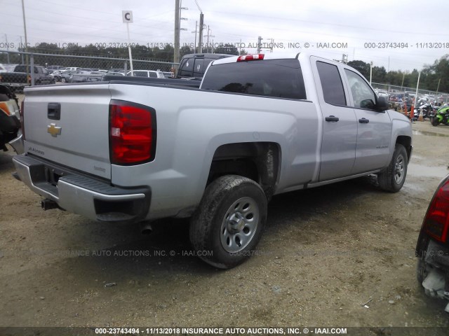 1GCRCPEC0GZ235479 - 2016 CHEVROLET SILVERADO C1500 CUSTOM SILVER photo 4