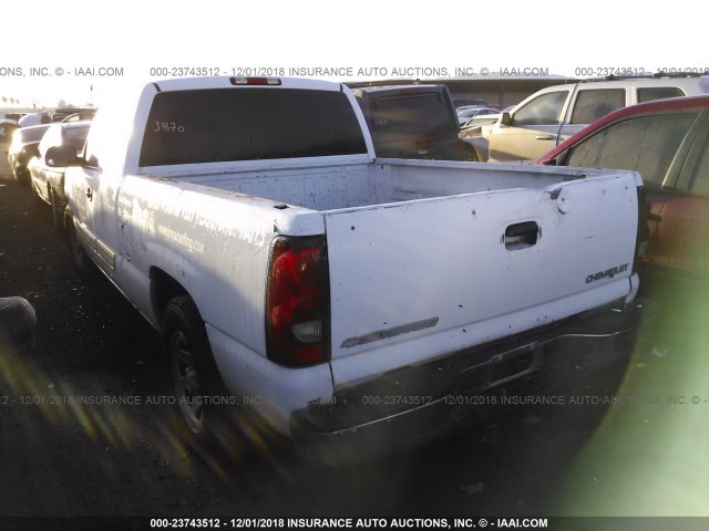 1GCEC19VX5Z202624 - 2005 CHEVROLET SILVERADO C1500 WHITE photo 3