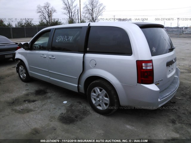 2D8HN44E79R628045 - 2009 DODGE GRAND CARAVAN SE GRAY photo 3