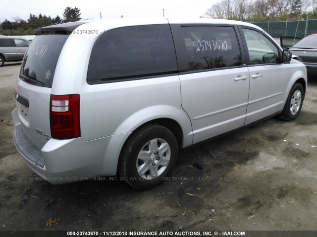 2D8HN44E79R628045 - 2009 DODGE GRAND CARAVAN SE GRAY photo 4