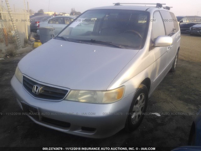 5FNRL18923B152097 - 2003 HONDA ODYSSEY EXL SILVER photo 2