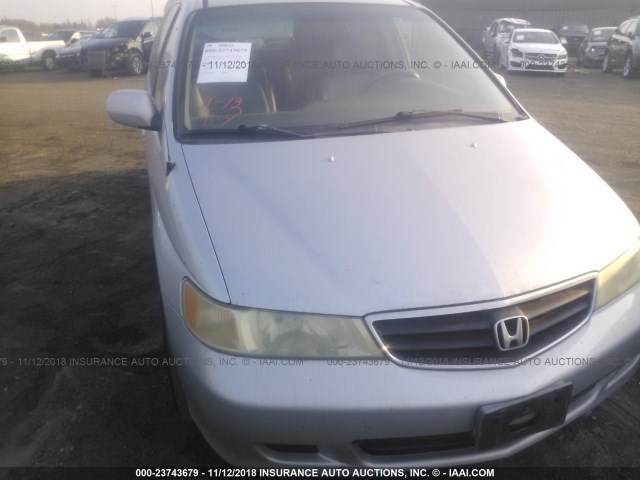 5FNRL18923B152097 - 2003 HONDA ODYSSEY EXL SILVER photo 6