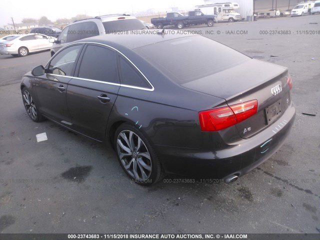 WAUFMAFC8EN157868 - 2014 AUDI A6 PREMIUM PLUS GRAY photo 3