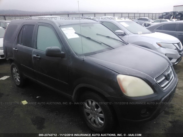 SHSRD78975U335278 - 2005 HONDA CR-V SE/EX BLACK photo 1