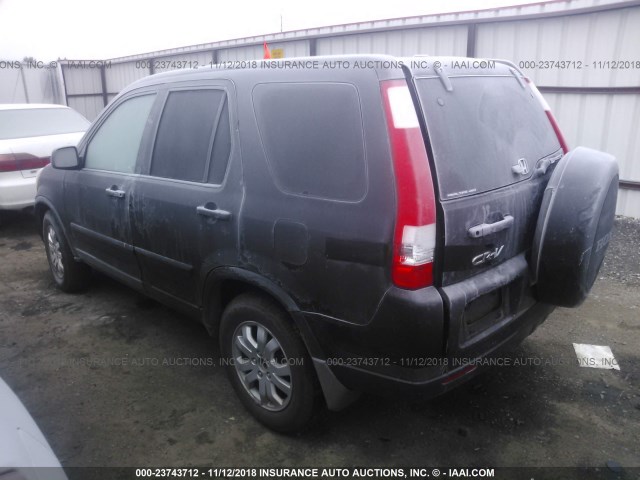 SHSRD78975U335278 - 2005 HONDA CR-V SE/EX BLACK photo 3