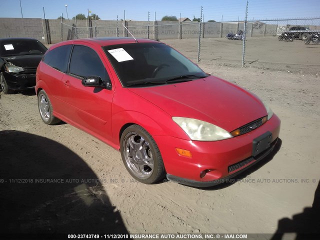 3FAHP39593R170222 - 2003 FORD FOCUS SVT RED photo 1