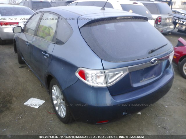 JF1GH61658G827191 - 2008 SUBARU IMPREZA 2.5I BLUE photo 3