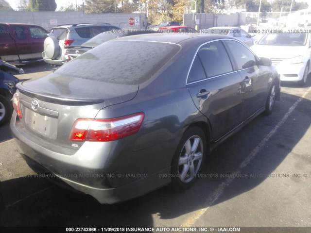 4T1BE46K17U171400 - 2007 TOYOTA CAMRY NEW GENERAT CE/LE/XLE/SE GRAY photo 4