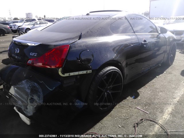 JN1CV6EK7BM212565 - 2011 INFINITI G37 SPORT BLACK photo 4