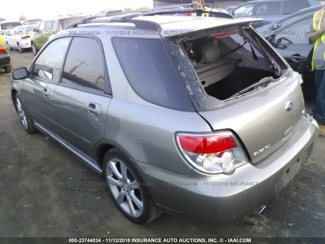 JF1GG79646G814250 - 2006 SUBARU IMPREZA WRX SPORT/LIMITED GRAY photo 3