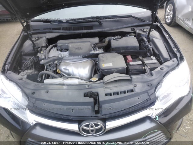 4T4BF1FK9FR507732 - 2015 TOYOTA CAMRY LE/XLE/SE/XSE BLACK photo 10