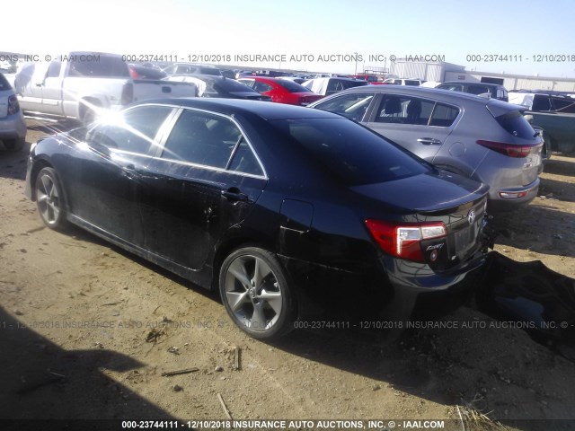 4T1BF1FK3EU756178 - 2014 TOYOTA CAMRY L/SE/LE/XLE 黑色 照片 3