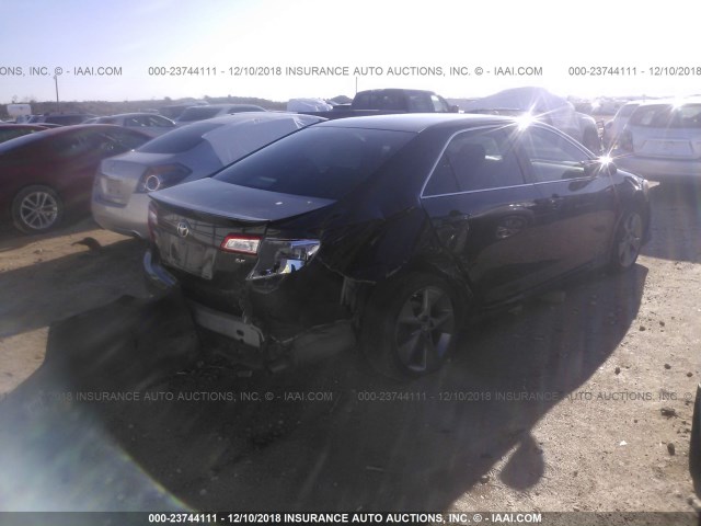 4T1BF1FK3EU756178 - 2014 TOYOTA CAMRY L/SE/LE/XLE 黑色 照片 4