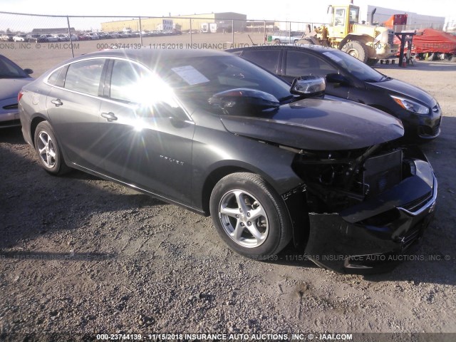 1G1ZB5ST6HF277534 - 2017 CHEVROLET MALIBU LS 灰色 照片 1